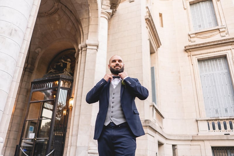 Cosmic Groom Attire